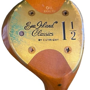Sea Island Classics Ray Cutright Golf Oil Sealed Persimmon 1.5 Wood RH Driver HC