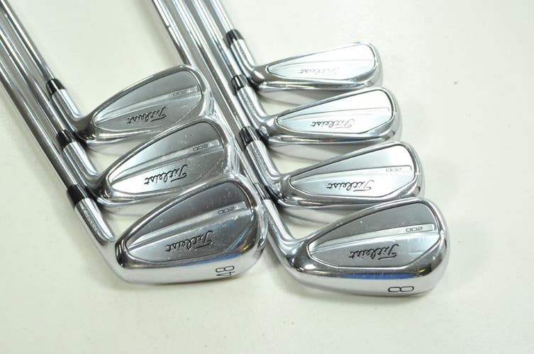 Titleist T200 2023 5-PW,48* Iron Set Stiff Flex Right DG S300 Steel  # 203069
