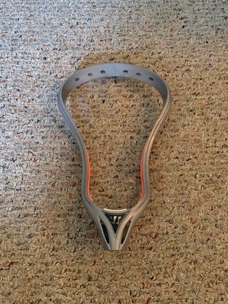 Warrior Evo Lacrosse Head – Gray/Orange, No Warping, Great Deal!