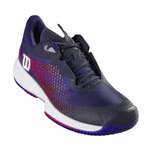 *NIB* MEN'S WILSON KAOS SWIFT 1.5 TENNIS SHOES (NAVY BLAZER/INFRARED) #WRS331000