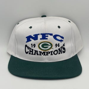Vintage Green Bay Packers 1996 NFC Champions Snapback Hat Cap NWT