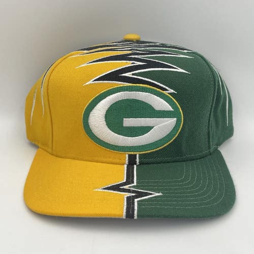 Vintage 90s Green Bay Packers Starter Shockwave Hat Cap Strapback Pro Line RARE