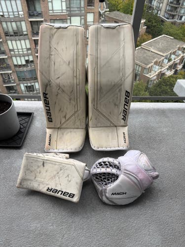 35” Bauer Mach Regular Goalie Full Set (Used)