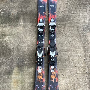 Used Kid's Rossignol Scimitar 120 cm Skis | Xelium Bindings | Max DIN 4.5