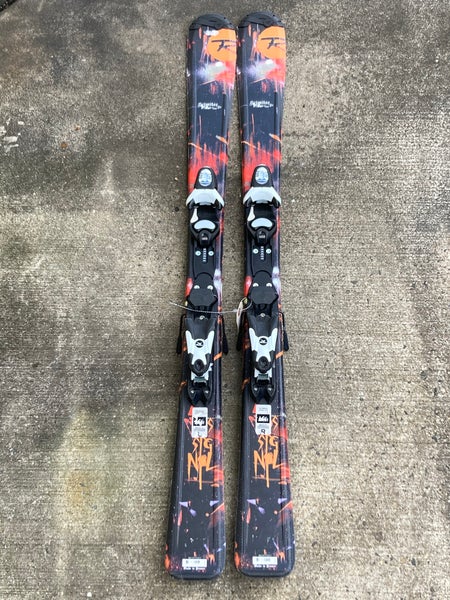 Used Kid's Rossignol Scimitar 120 cm Skis | Xelium Bindings | Max DIN 4.5
