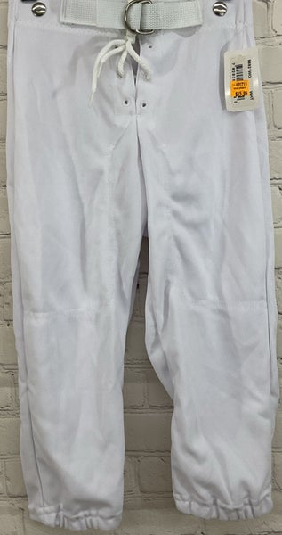 Russell Athletic Youth Extra Small Football Pants Lace Up Belt Elastic Cuffs