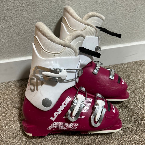 Lange Starlet 50 Kids Ski Boots Mondo 19.5 - Kids Size 13 - 240mm