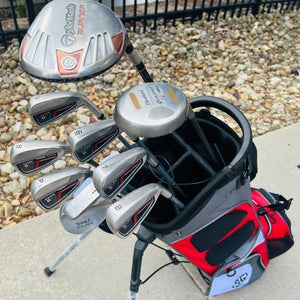 +1" Long - TaylorMade and Heater Golf Set + NEW BAG - Mixed Set