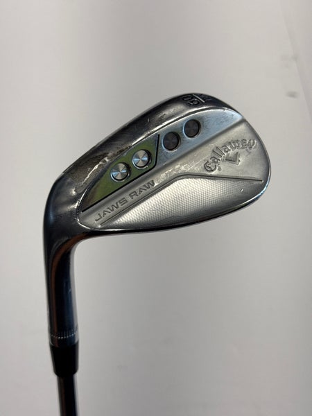 Men's Callaway Jaws Raw Left Hand Wedge Wedge Flex 60 Degree Steel Shaft (Used)