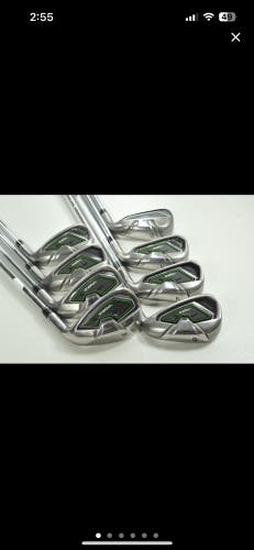 Men's TaylorMade RBZ Right Handed Iron Set Regular Flex (7 Clubs) #5 - #9, PW, GW (Used)