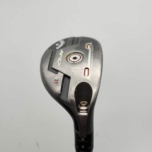 2021 CALLAWAY APEX 21 4 HYBRID 21* SENIOR UST MAMIYA RECOIL DART 75H +HC GOOD