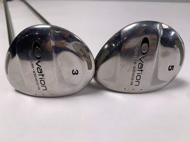 Adams Ovation Offset 3 & 5 Fairway Wood Set 15* 18* Aldila 75g Regular Mens RH