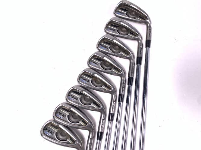 Ping G 2016 Iron Set 4-PW+AW Black Dot AWT 2.0 Regular Steel Mens RH