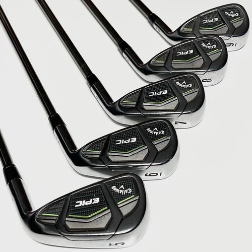 Callaway Epic Iron Set 5-9 Right Handed Senior Flex Graphite Shafts