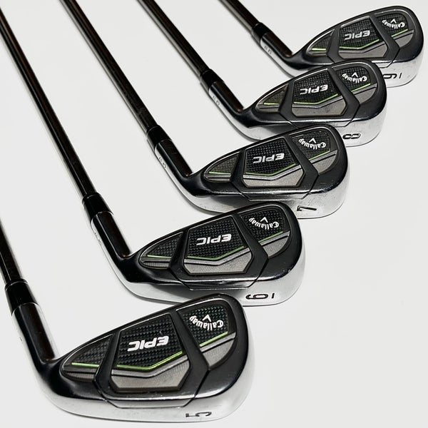 Callaway Epic Iron Set 5-9 Right Handed Senior Flex Graphite Shafts