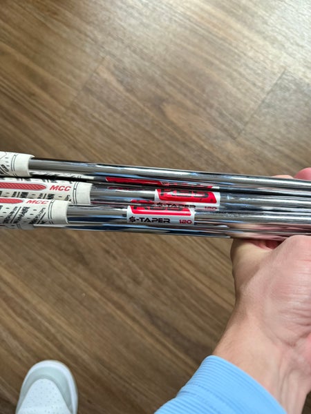 Men's KBS $ Taper S Taper Stiff Flex 120 Steel Shaft (Used) 5-PW