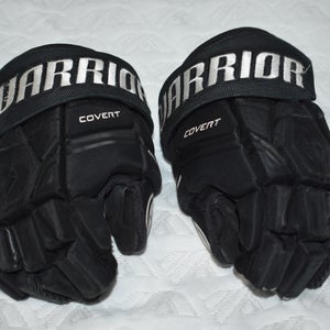 Warrior Covert QRE30 Hockey Gloves, Black, 10" - Great Condition!