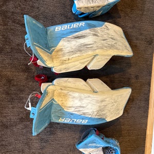 34" Bauer Hyperlite 2 Regular Goalie Full Set Shadow Skin(Used)