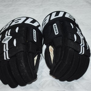 Bauer Impact 300 Hockey Gloves, Black, 12" - Great Condition!