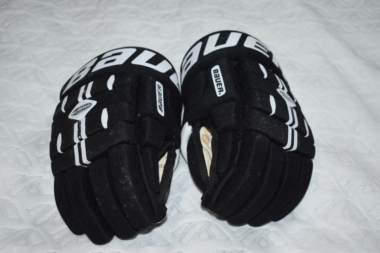 Bauer Impact 300 Hockey Gloves, Black, 12" - Great Condition!
