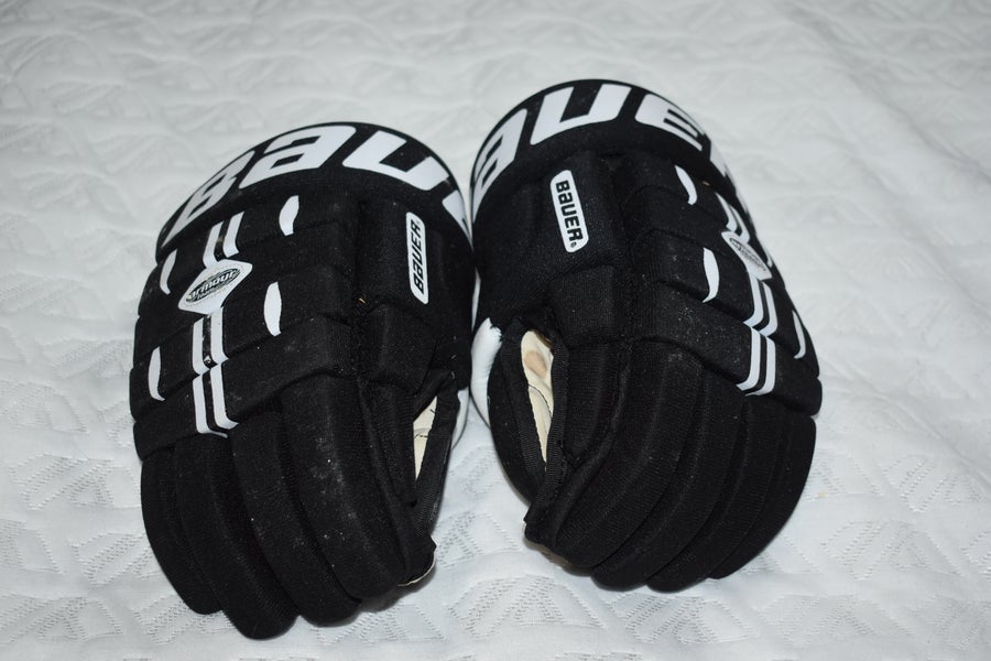 Bauer Impact 300 Hockey Gloves, Black, 12" - Great Condition!