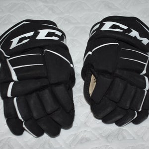 CCM JetSpeed FT350 Hockey Gloves, Black, Junior 11"