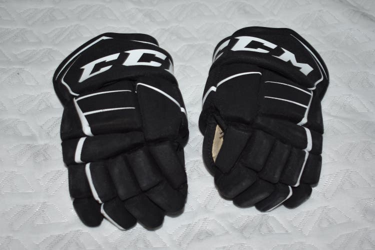 CCM JetSpeed FT350 Hockey Gloves, Black, Junior 11"
