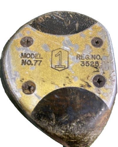Hazel Hixa Model No. 77 Driver 1-Wood Ladies Steel 41" RH Playable Vintage Grip