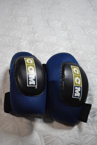 CCM Supra 252 Hockey Elbow Pads, Blue/Black, Senior Small