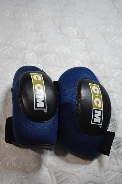 CCM Supra 252 Hockey Elbow Pads, Blue/Black, Senior Small