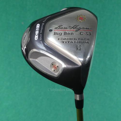 Ben Hogan Big Ben C-S3 9.5 Driver Aldila NV-H 70-S Graphite Stiff w/ HC