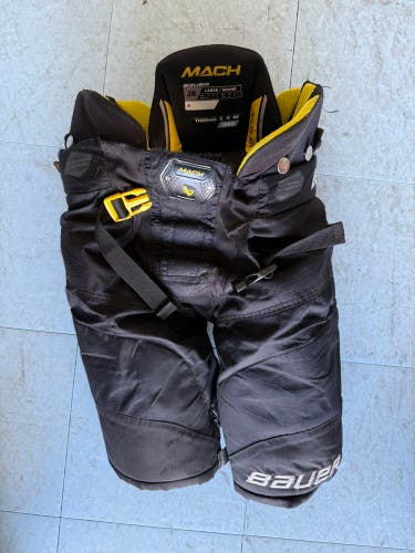 Junior Large Bauer Supreme Mach Hockey Pants (Used)