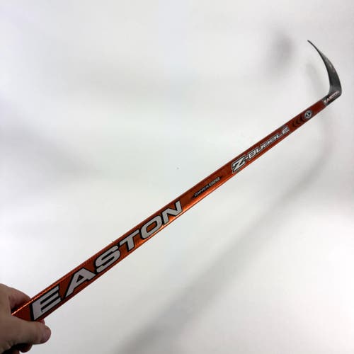 Used Right Orange Easton Z-Bubble 2 Piece | 85 Flex P92 Sakic Curve Grip | E370