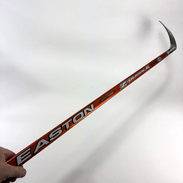 Used Right Orange Easton Z-Bubble 2 Piece | 85 Flex P92 Sakic Curve Grip | E370