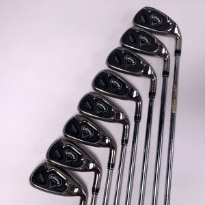 Callaway Fusion Wide Sole Iron Set 3-PW Nippon 990 Uniflex Steel Mens RH