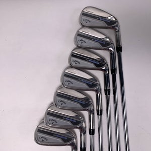 Callaway Paradym Ai Smoke Iron Set 5-PW+GW Elevate MPH 95g Stiff Steel RH NEW
