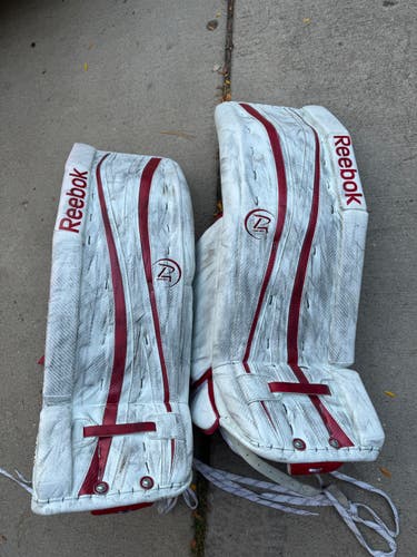 33" 2012 Reebok Premier 4 Pro Goalie Leg Pads (Used)