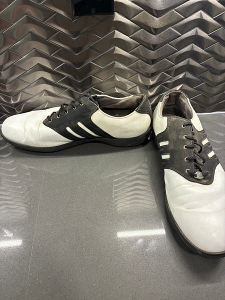 Adidas Mens Golf Shoes Z Traxion EVN-791003 Soft Spikes White Black Size  11.5 | SidelineSwap | Buy and Sell on SidelineSwap