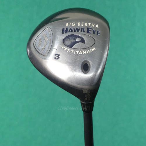 Callaway Big Bertha Hawk Eye VFT Fairway Wood 3 Factory System 60 Graphite Firm