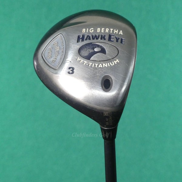 Callaway Big Bertha Hawk Eye VFT Fairway Wood 3 Factory System 60 Graphite Firm