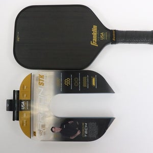Franklin Sports Carbon STK Pickleball Paddle JW Johson Signature Black 17 mm