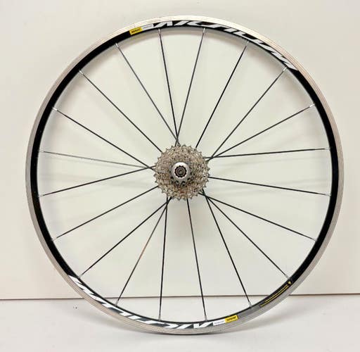 Mavic Aksium 10-Speed 20-Bladed Spoke 622x15/700C Black Aluminum Rear Wheel