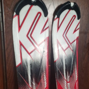 136cm JUNIOR Skis K2 AMP STRIKE w/MARKER MOD 7 BINDINGS *USED* CLEANED*