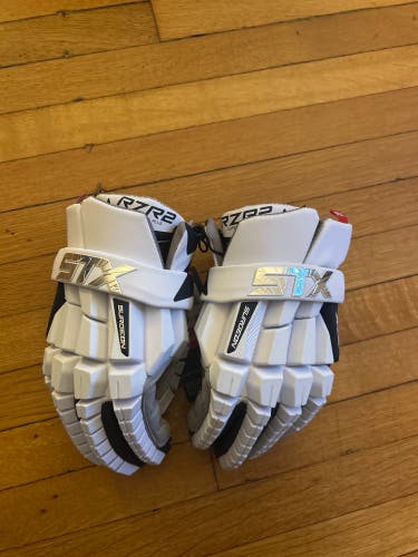 STX Surgeon RZR2 Lacrosse Gloves Large (New)