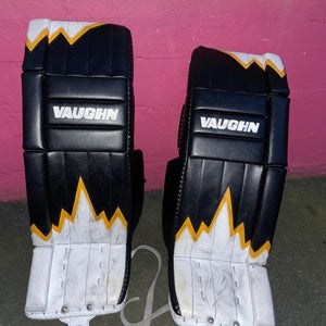 Used 30"+2 Vaughn Velocity Iceberg Pro Intermediate Goalie Leg Pads