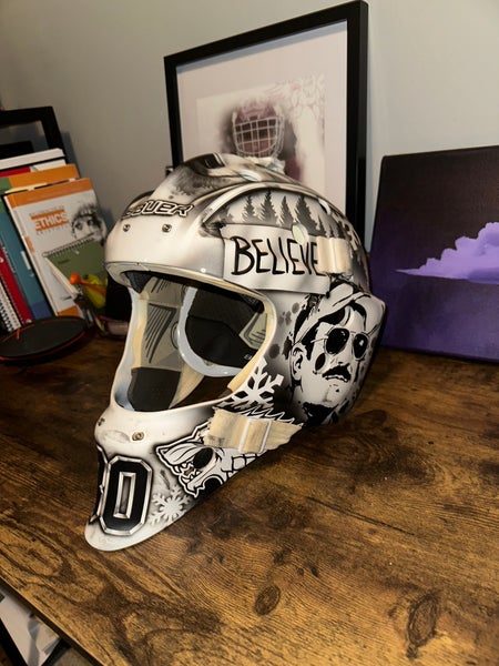 Custom Bauer 960 Goalie Mask Pro Stock