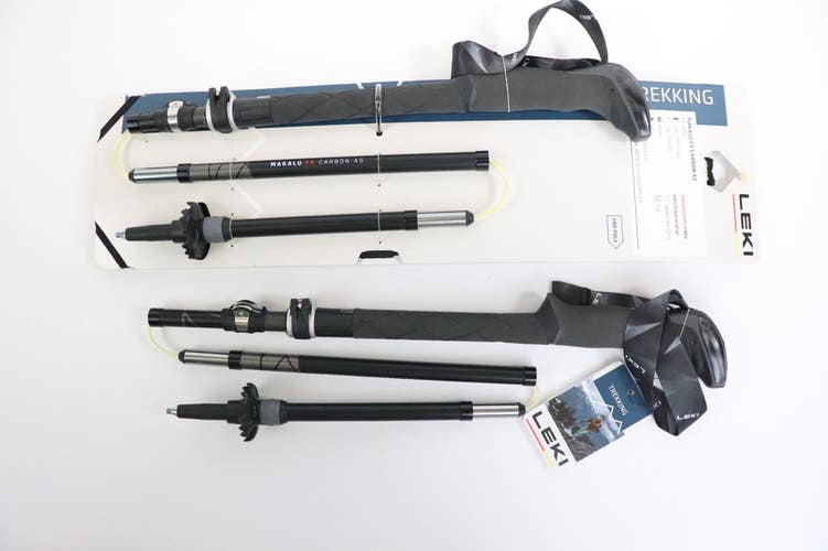 Leki Makalu FX Carbon AS 51'' Trekking Poles 65220631 NEW