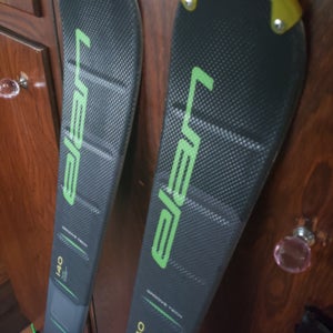 140cm Adult WIDER SKIS Elan ELEMENT w/ELAN ESP10 GRIP WALK EZ ADJUST BINDINGS *USED*