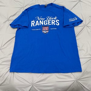 New York Rangers 100th Anniversary T-Shirt XL