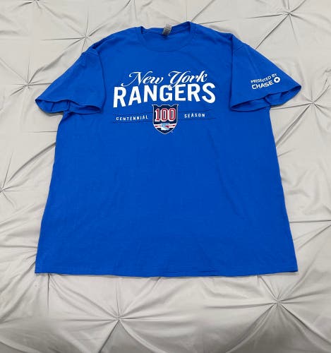 New York Rangers 100th Anniversary T-Shirt XL